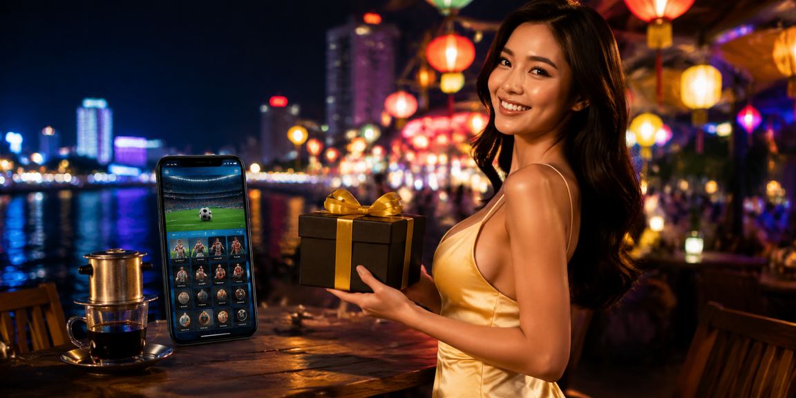 Người dùng Nha Trang theo dõi cá cược thể thao trong quán cà phê buổi sáng