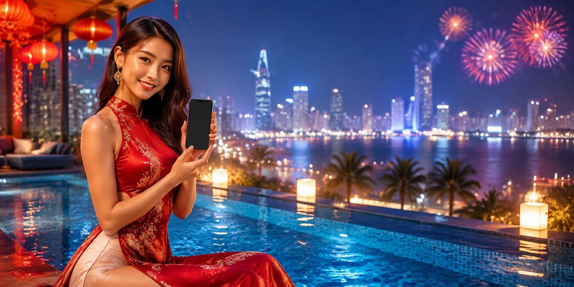 Người dùng Sài Gòn sử dụng ứng dụng casino VIP trên bãi biển