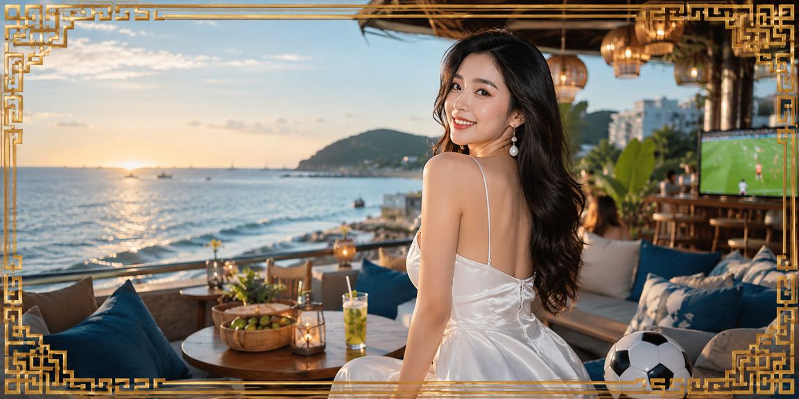 Người chơi VIP tại Vũng Tàu xem kèo bóng đá trong quán cà phê buổi chiều